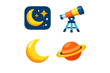 Cosmic Icons Set © Andrei