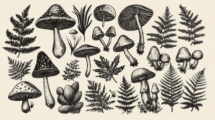 Captivating artistic depictions of flora in various forms.