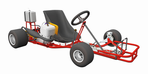 Kart, Gokart, Freisteller