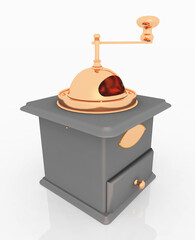 Antike manuelle Kaffeem&uuml;hle