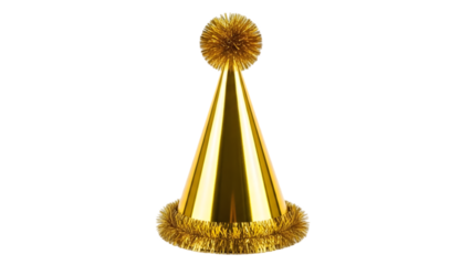 Golden trophy isolated on transparent background