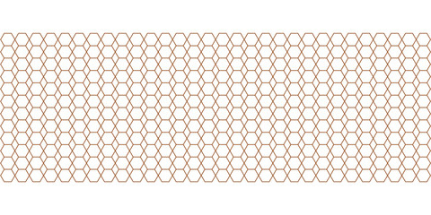 Intricate honeycomb pattern in symmetrical arrangement