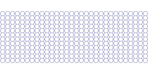 Intricate pattern of interconnected hexagons