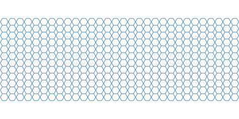 Intricate hexagonal pattern across a seamless background