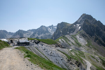from the top of the tourmalet in the pyrenees in france