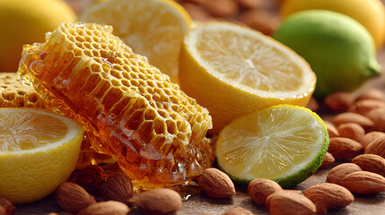 honey and lemon	
