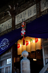 鎌倉2612　宝戒寺11　正月飾り、