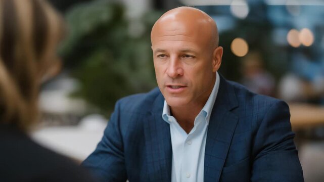 A negotiation expert coaching a business leader through high-stakes dialogue, highlighting tone, micro-expressions, and strategic pauses that shape successful outcomes. cinematic color correction,