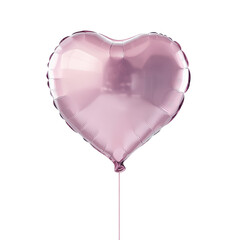 A heart-shaped balloon floats in the air, reflecting light and adding a touch of fun to any celebration or event