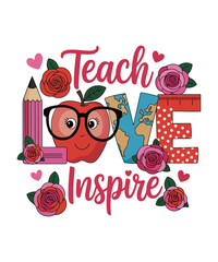 Valentine Teacher Appreciation Illustration