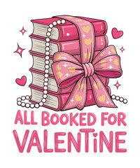 Valentine Book Lover Romantic Design