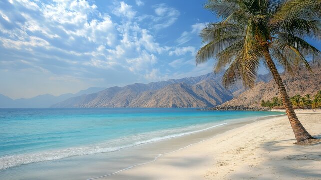 08061812 07 7.Tropical Widescreen Image of Khor Fakkan Beach