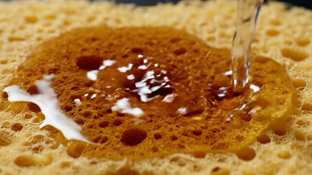 Water Absorbed by a Sponge