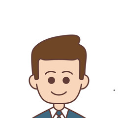 Fototapeta premium Avatar illustration portrait, avatar portrait, avatar PNG