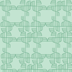 Abstract line pattern for creative background artwork presentation, vector illustration