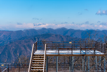 가리왕산의 전망대