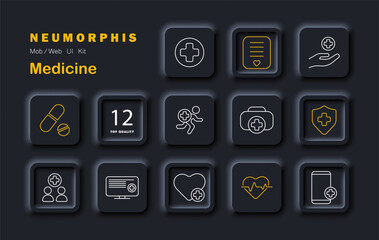 Infrastructure set icon. Line style symbols of transport, construction, utility, and public service elements including roads, railways, traffic lights, and terminals