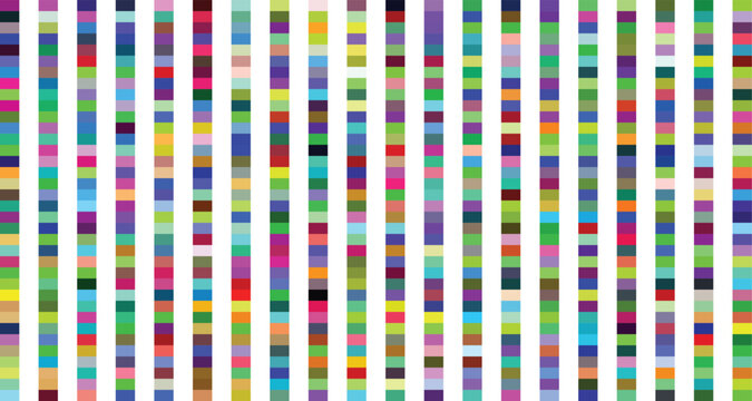 Vibrant array of multicolored blocks in a grid pattern