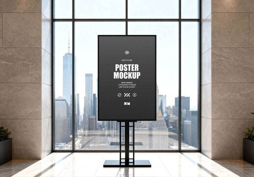 Office Poster Mockup