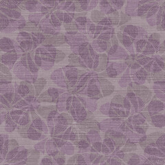Abstract Textured Floral Seamless Pattern 