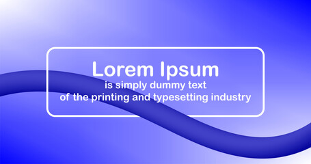 Blue abstract background for advertisement presentation