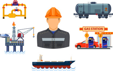 Oil industry Concept