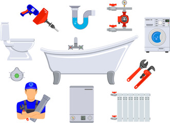 Plumbing Service Infographics