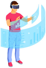 Isometric Virtual Augmented Reality