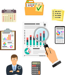 Auditing and Business Accounting Infographics