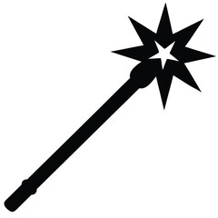 magic wand vector icon