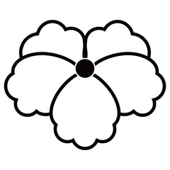 家紋です。細中陰蔦といいます