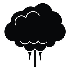fog cloud vector icon