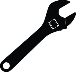 Adjustable Wrench Icon for DIY and Repair Projects