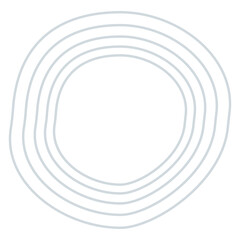 Hand drawn organic shape element png