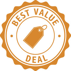 Best Value Deal Badge for Discounts and Promotions