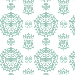 Chinese traditional vector pattern with seamless stitching, designed for prints, illustrations, packaging, wall art, fabrics, home decoration, Wrapping Paper	

