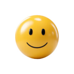 Fototapeta premium A vibrant yellow smiley face, radiating joy and optimism, on a black backdrop.