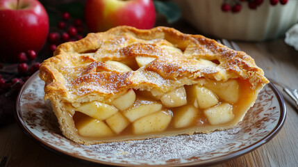 Torta di Mele - Apple Pie: A classic apple pie with tender apples and a flaky golden crust.