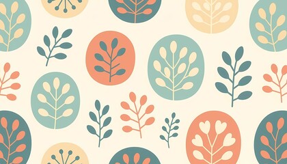 for kids clothes, decoration and wallpaper, seamless easter pattern