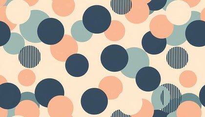seamless  dot pattern, for kids clothes, decoration and wallpaper