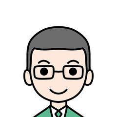 Avatar cute portrait, avatar PNG, cute illustration