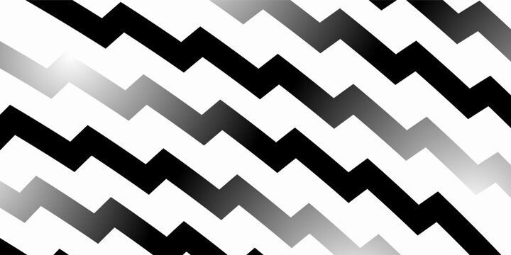 Wallpaper with repeating zig zag shapes. Jagged stripes pattern. Lightning background. Thunder bolt, electric power, flash light print. Speed or surprise cartoon effect. Vector graphic illustration