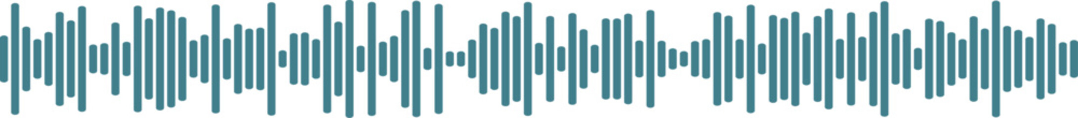 Obraz premium Detailed representation of sound wave patterns