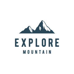 Iceberg logo template design with creative concept.