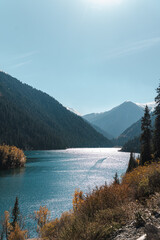 Kolsai Lakes, Almaty, Kazakhstan scenic landscape