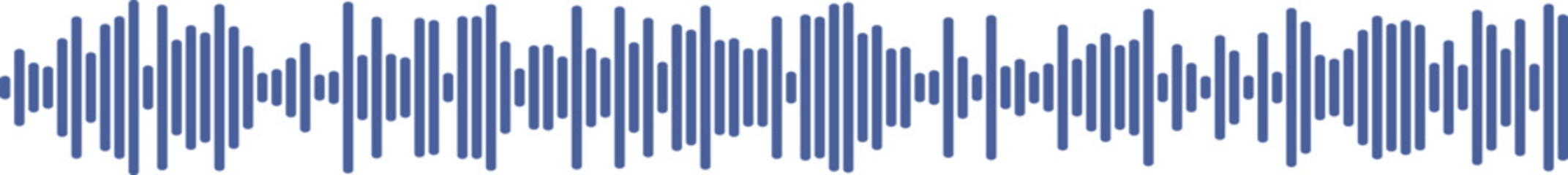 Obraz premium Graphical representation of sound wave patterns