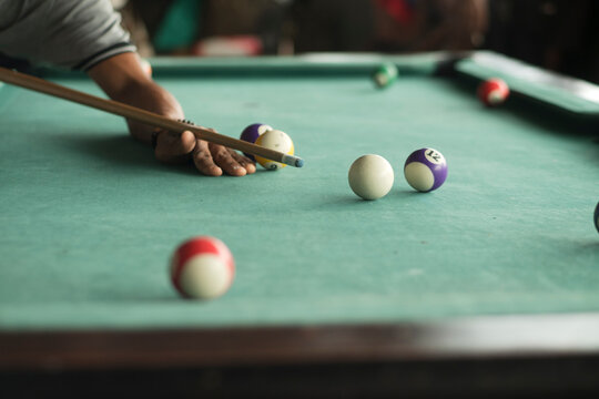Pool Player Concentration During Critical Shot