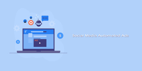 AI automated social media advertising, predictive audience targeting, optimize ROAS, enhance customer purchase intent through digital ad placement. 