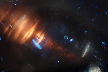 Abstract background of soft focus bokeh lights