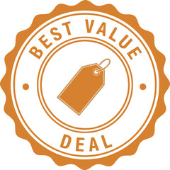 Best Value Deal Tag for Promotions and Discounts